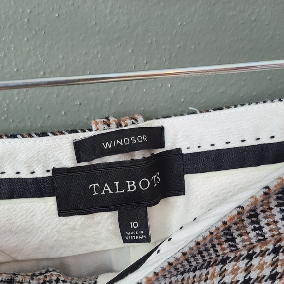 Talbots Windsor Plaid Pants, Size 10 - Picture 2 of 5